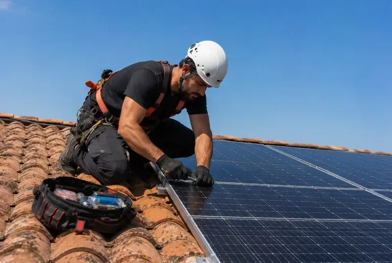 Maintenance et monitoring de panneaux solaires à Fargues-Saint-Hilaire